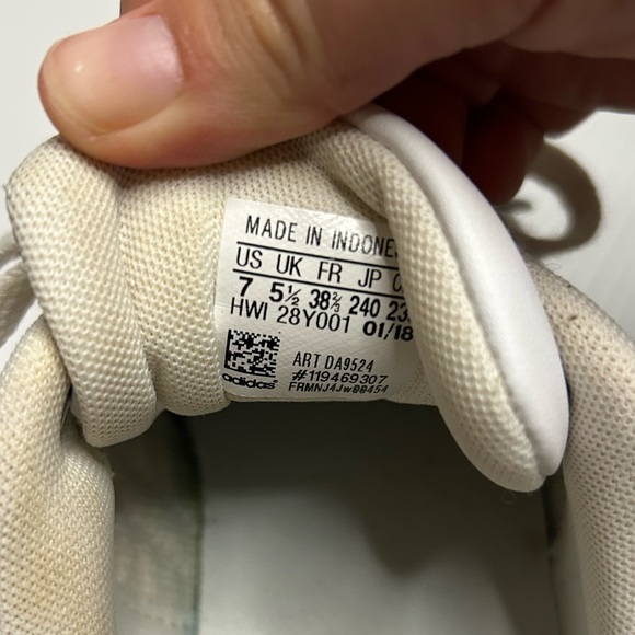 Adidas cloud foam white & rose gold superstar size 7 - Picture 5 of 5